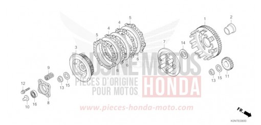 EMBRAYAGE CBF125MEFT de 2026